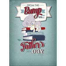 From The Bump Me to You Bear Father Day Card Image Preview